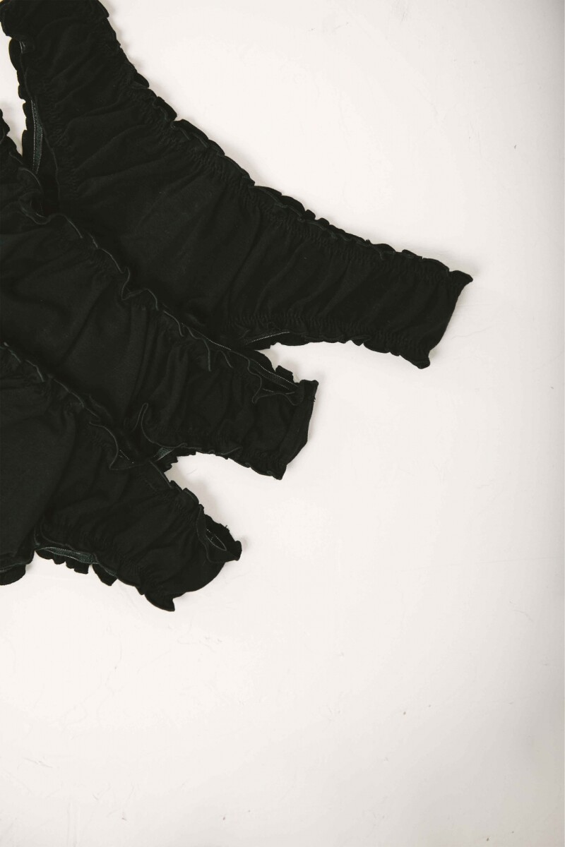 Pack de 3 Catas Algodón Negro