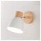 Lampara Aplique De Pared Nordica Led Moderna Blanco