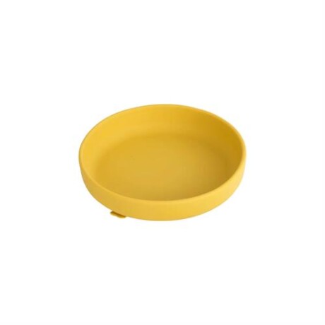 Plato de silicona con ventosa Mostaza