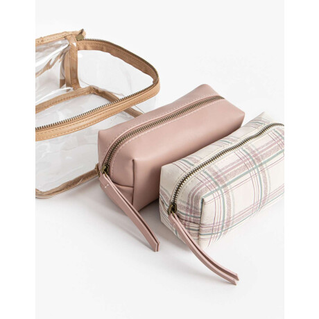 Porta Cosméticos Combinacion Bicolor