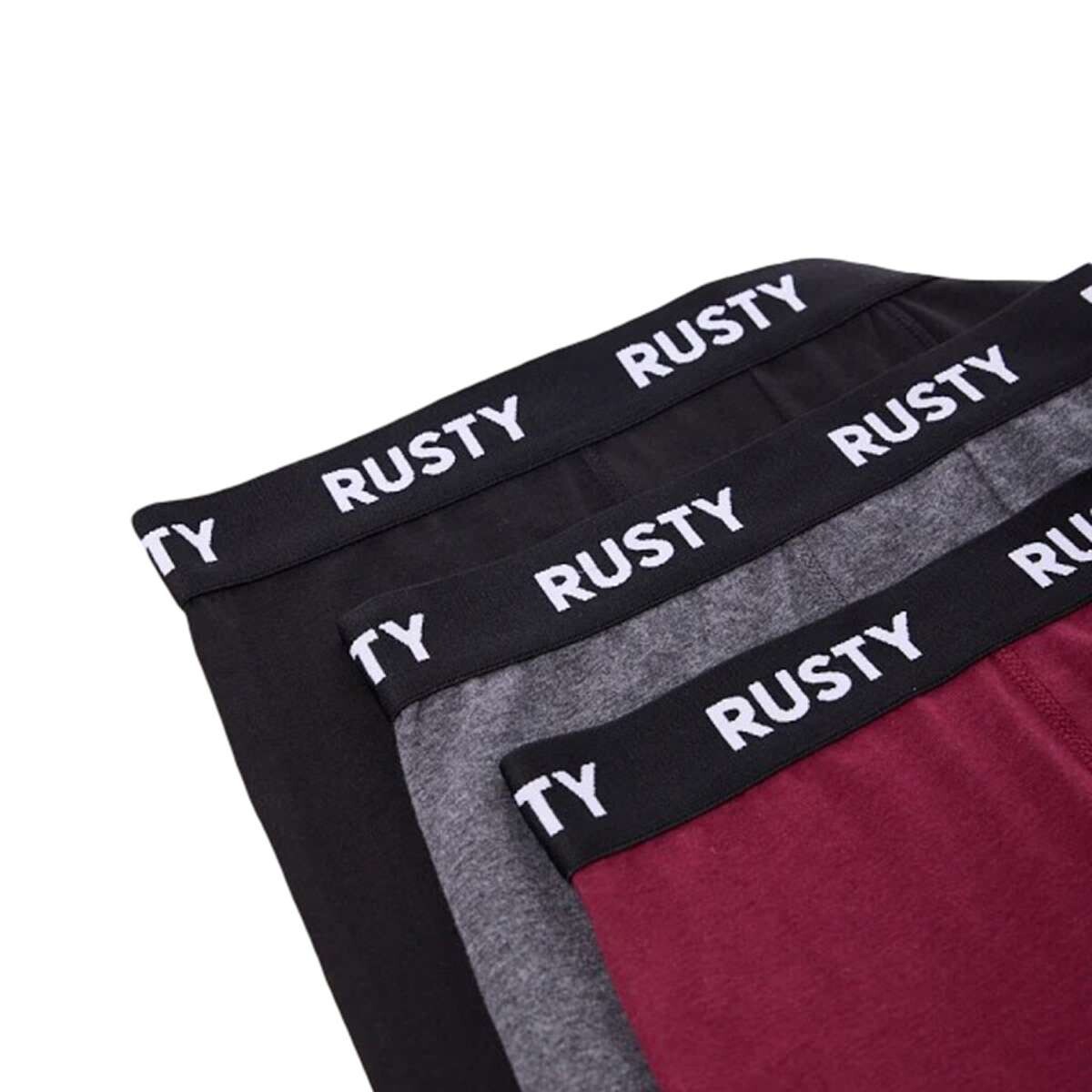 Boxer Rusty Tory 3 Pack - Bordo 
