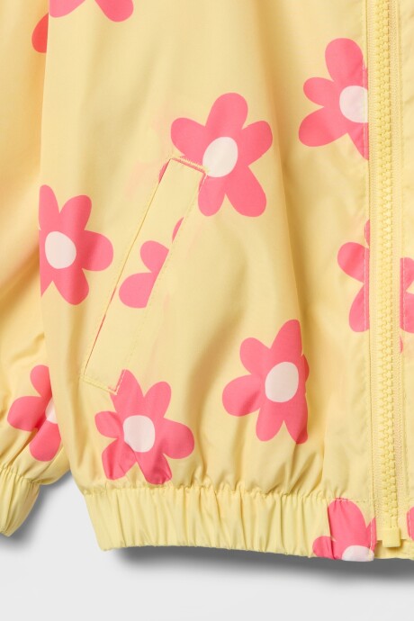 Campera De Lluvia Toddler Niña Pale Banana 12-0824Tcx