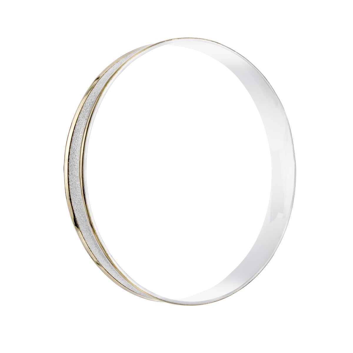 Esclava de plata 925 y double en oro 18 ktes. 
