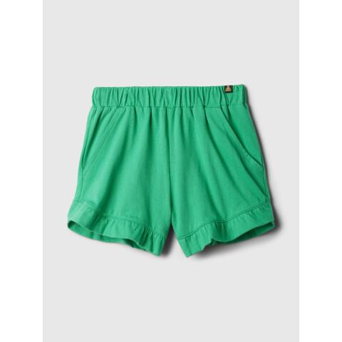 BF RUFFLE SHORT - PRINTS SIMPLY GREEN 17-5936