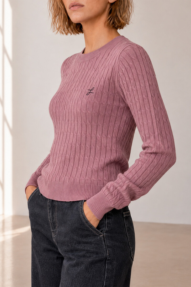 SWEATER OCHOS ROSA