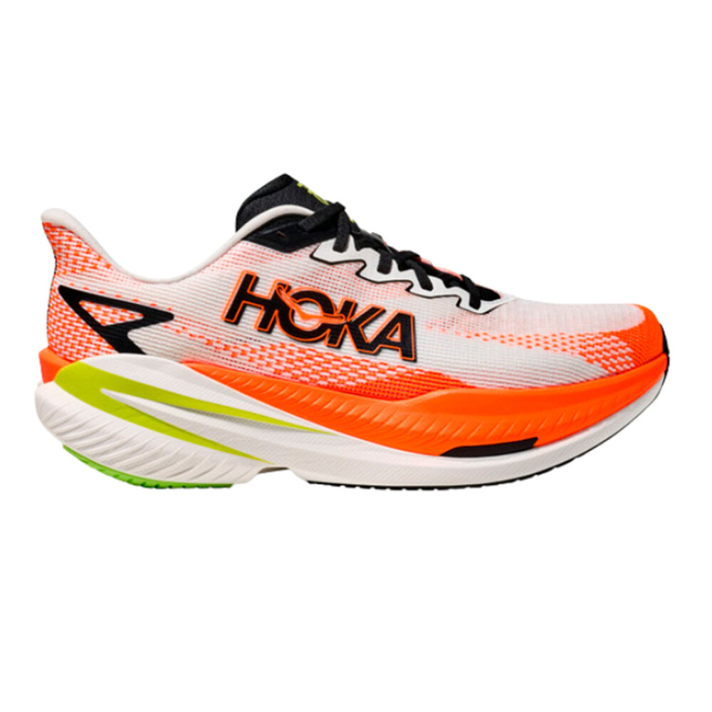Hoka Champion Mach X 3 Hombre - Blanco/ Naranja neon Blanco-Naranja