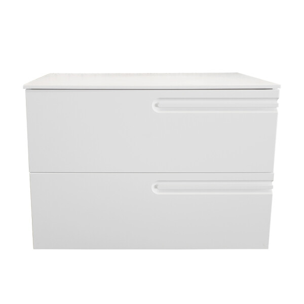 MUEBLE DE BAÑO ECONIC 80 CM BLANCO MATE CON ENCIMERA Mueble De Baño Econic 80 Cm Blanco Mate Con Encimera
