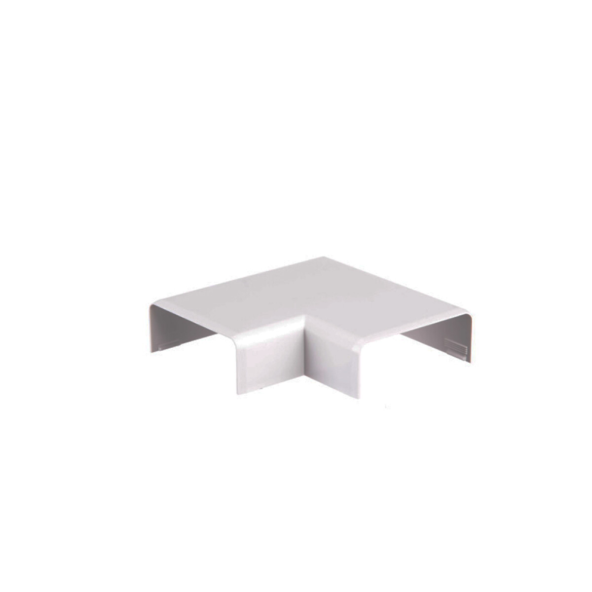 Codo plástico 90° blanco para ducto 40x16mm - ZO0715 