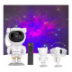 Lampara Astronauta Proyector De Noche Galaxia Colores Blanco