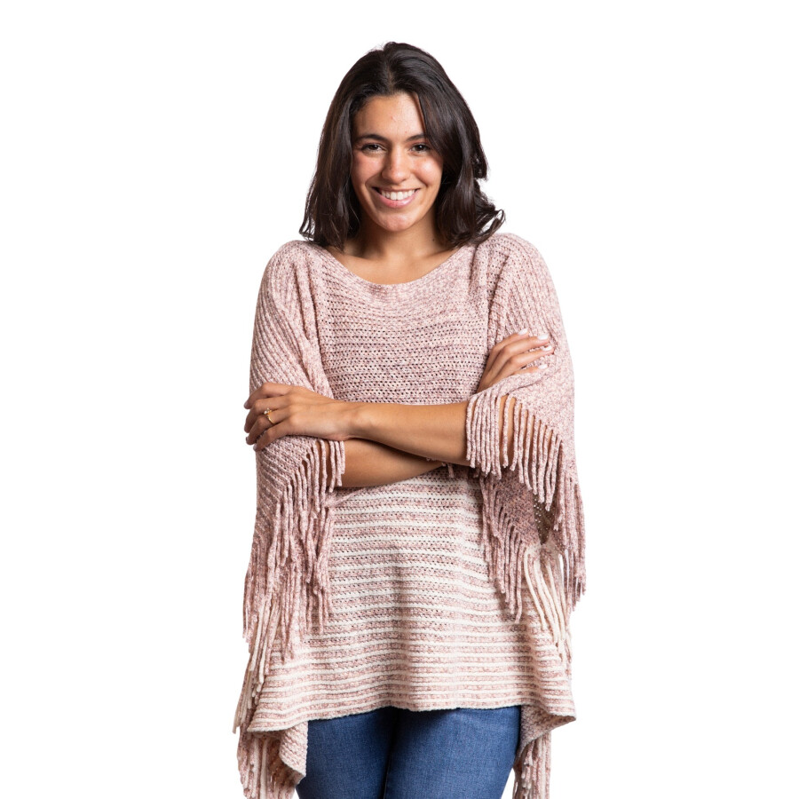 CHERRY PONCHO OLDPINK