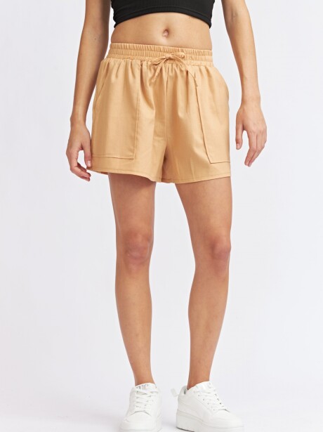 SHORT FLOR BEIGE