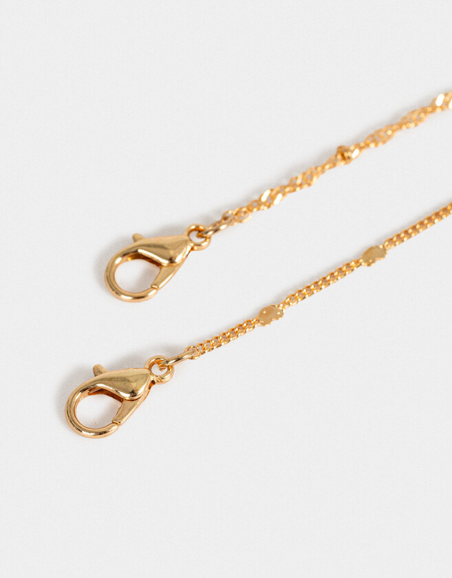 Collares Cortos Con cubic zirconia Collar Corto Cubic Inicial "d" - Dorado