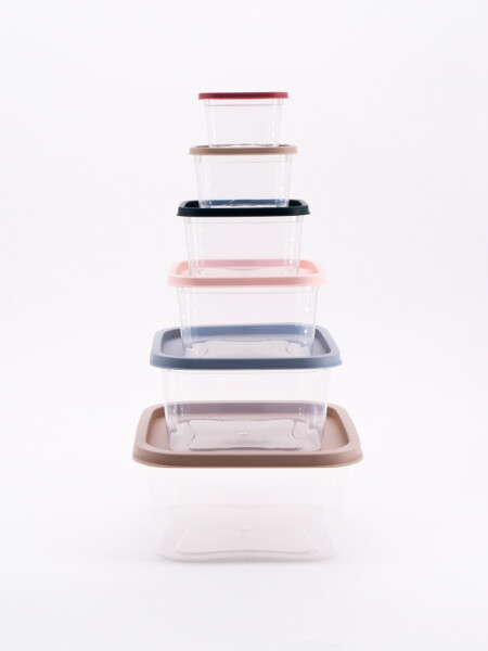 CONTENEDORES SOFT PACK X6 MULTICOLOR