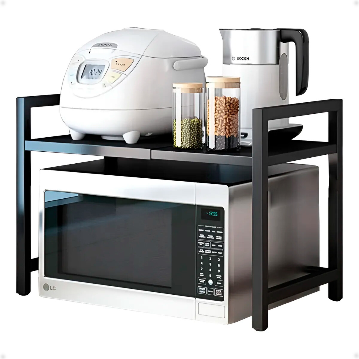 Estante Para Microondas Rack Soporte Organizador Extensible 