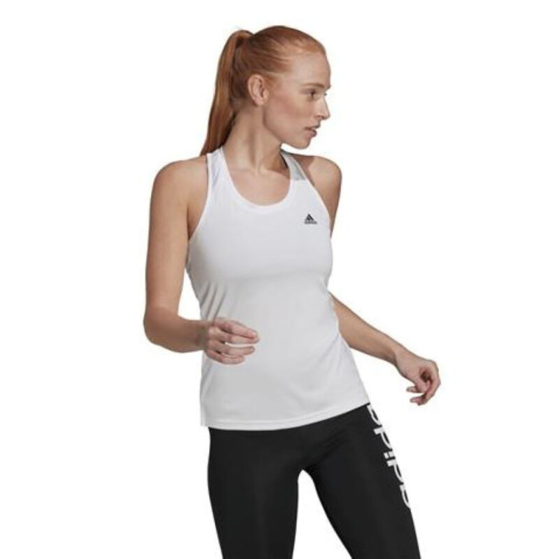 Musculosa de Mujer Adidas Designed 2 Moved Blanco - Negro