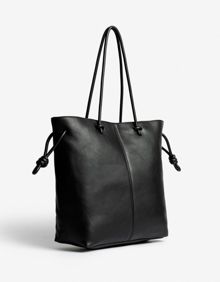 Shopper Shopper Minimalista Negro - Negro