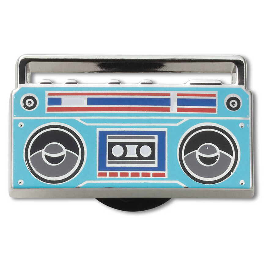 Jibbitz Blue Boom Box Multicolor