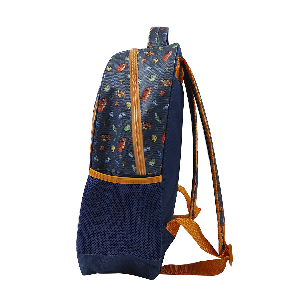 Mochila Infantil Cars Jacquard Grande 40 x 30 cm - AZUL — Cartoons