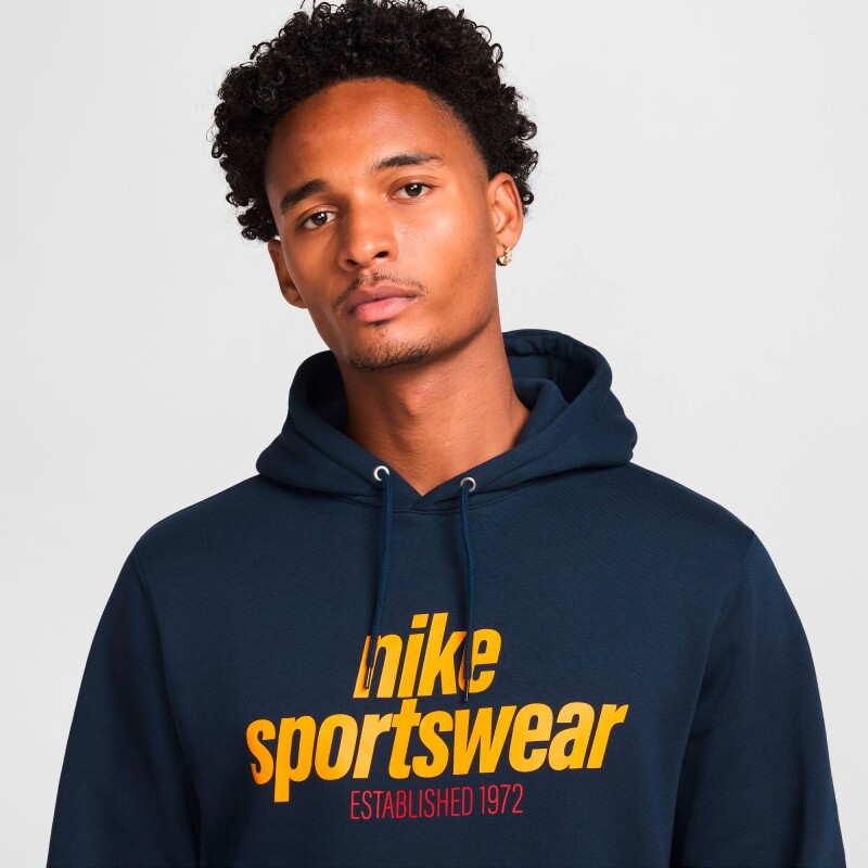 Abrigo Nike Club de Hombre Azul