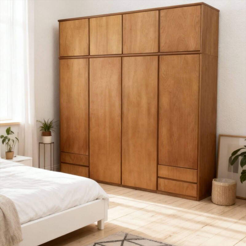 Ropero en Madera- 2.10 x 2.25 x 55 Ropero en Madera- 2.10 x 2.25 x 55