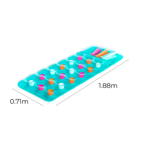 Flotador Colchoneta Inflable Bestway c/Almohada Flotador Colchoneta Inflable Bestway c/Almohada