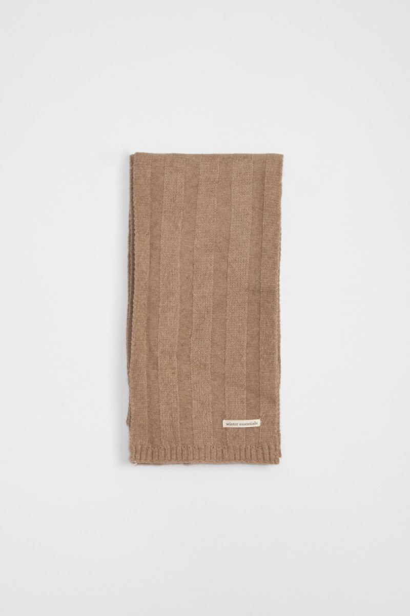 Bufanda punto - Beige 