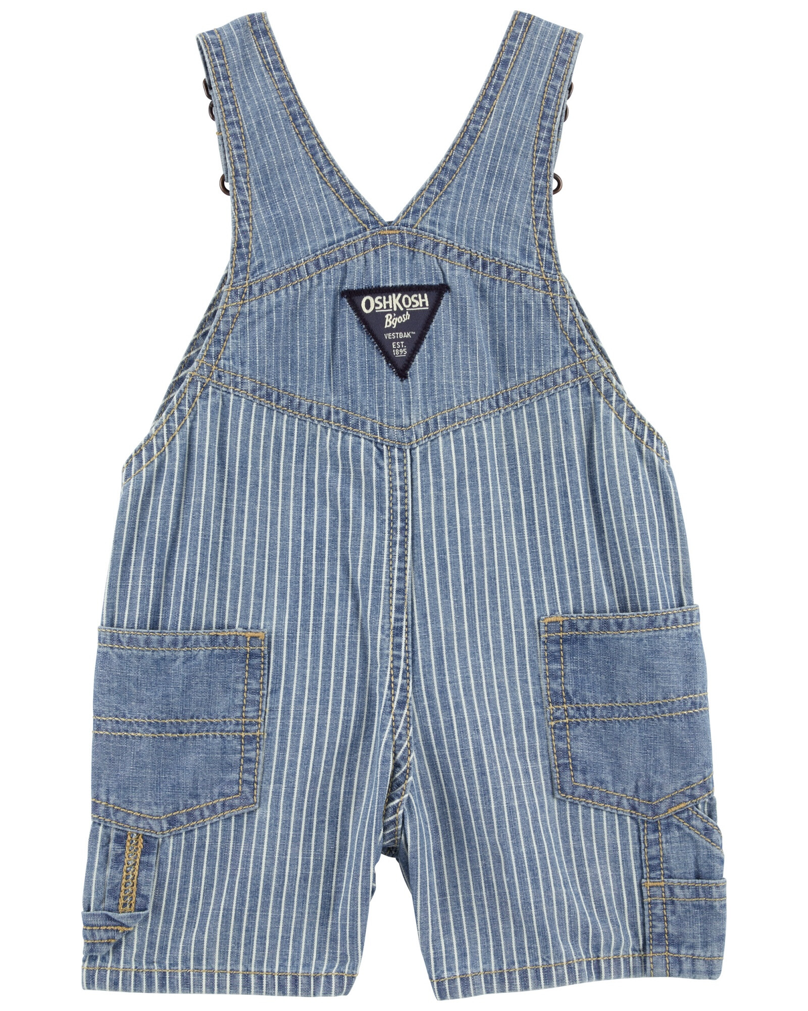 Enterito corto de jean a rayas Enterito corto de jean a rayas