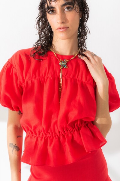 BLUSA OCTOPUS Rojo
