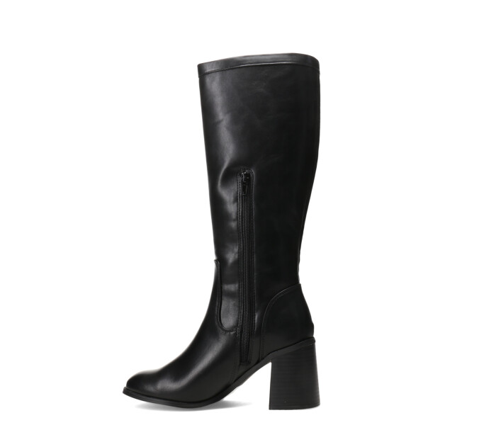 Bota PRATO de caña alta Black