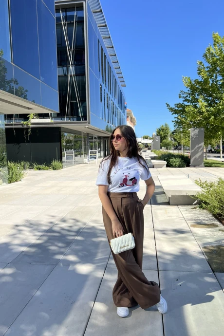 Pantalon Vanessa Marrón