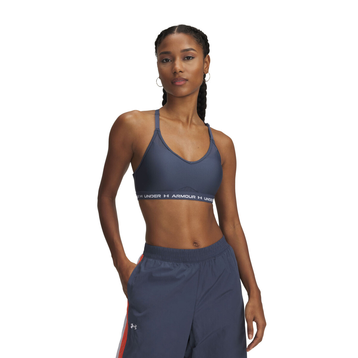 Top de Mujer Under Armour Cruzado - Gris 