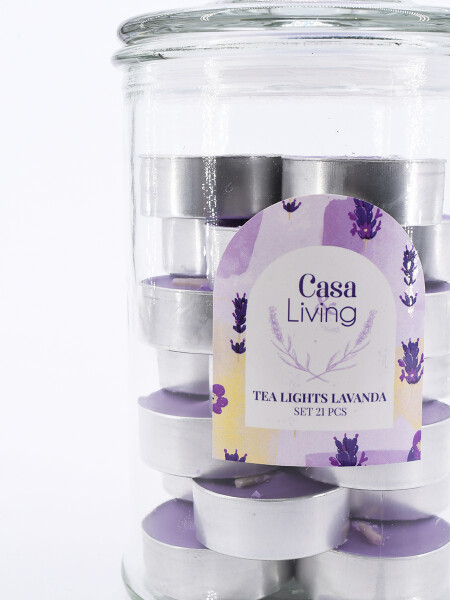 VELAS LIGHTS LAVANDA VIOLETA