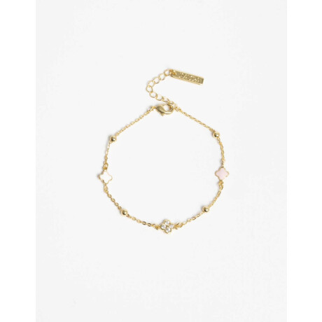 Pulsera Flexible Esmalte De La Línea Delicates Dorado