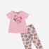 Conjunto para bebés (blusa y legging) ROSA