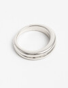 Anillos Medianos y Grandes Metal Anillos - Plateado