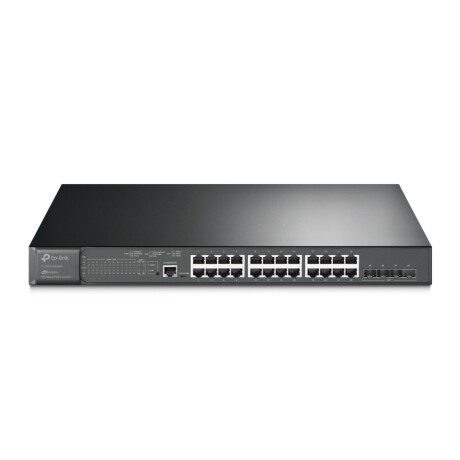 Tp-link - Switch 24 Puertos RJ45. Montaje en Rack. 128GN´S Conmutación. X4 Ranuras 10G Sfp+. Color N 001
