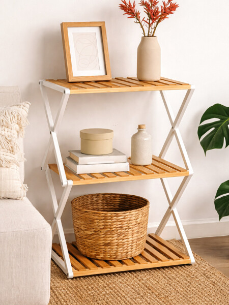 ESTANTERIA ZIGZAG MADERA