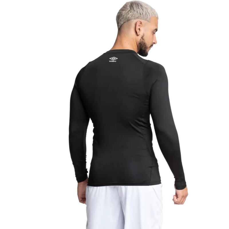 Camiseta Térmica M/Larga Running de Hombre Umbro - 262537U0 Negro