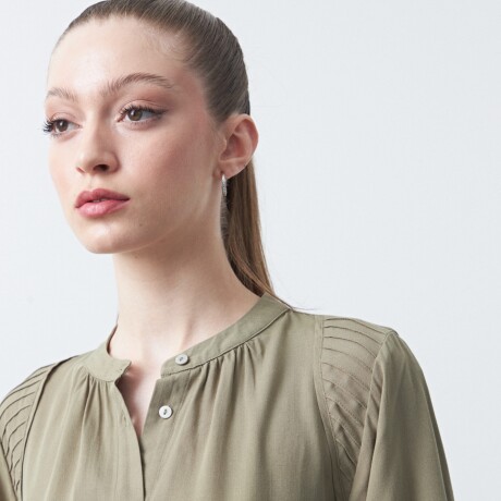 CAMISA ONA Verde Grisáceo