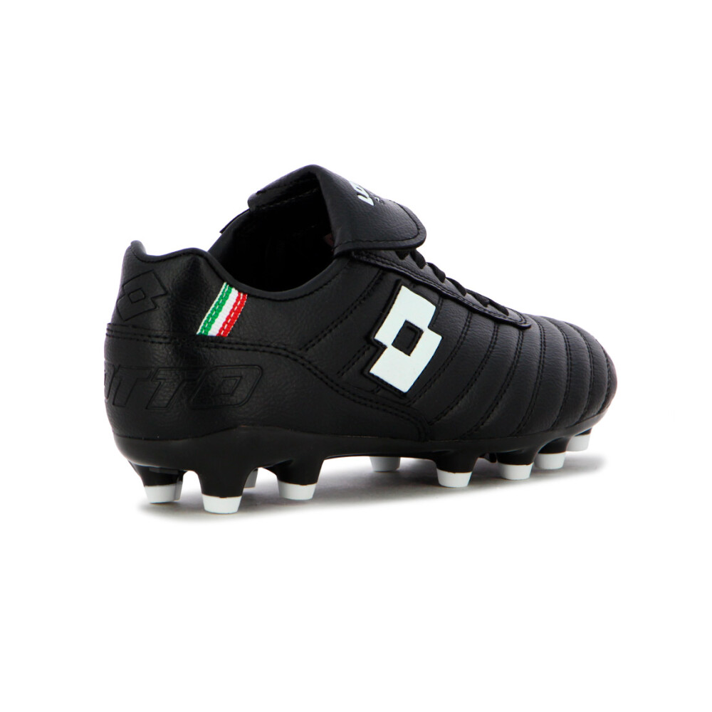 Lotto BOLOGNA Futbol cancha MD Niño - Negro/Blanco Negro-Blanco