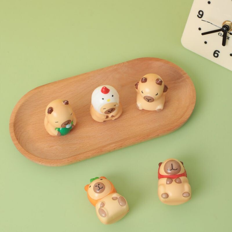 Squishy Anti Estrés - Mini Capibara - Pack X 5 - Surtidos Squishy Anti Estrés - Mini Capibara - Pack X 5 - Surtidos