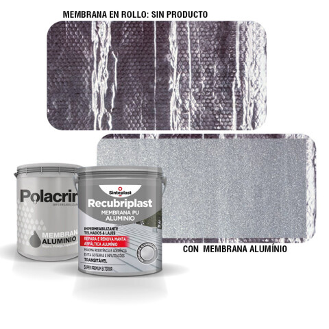 Polacrin Membrana Impermeabilizante Aluminio Polacrin Membrana Impermeabilizante Aluminio