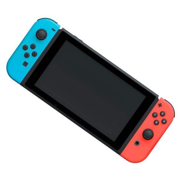 Control Joystick Para Nintendo Switch Inalámbrico Bluetooth Color Rojo y Azul.