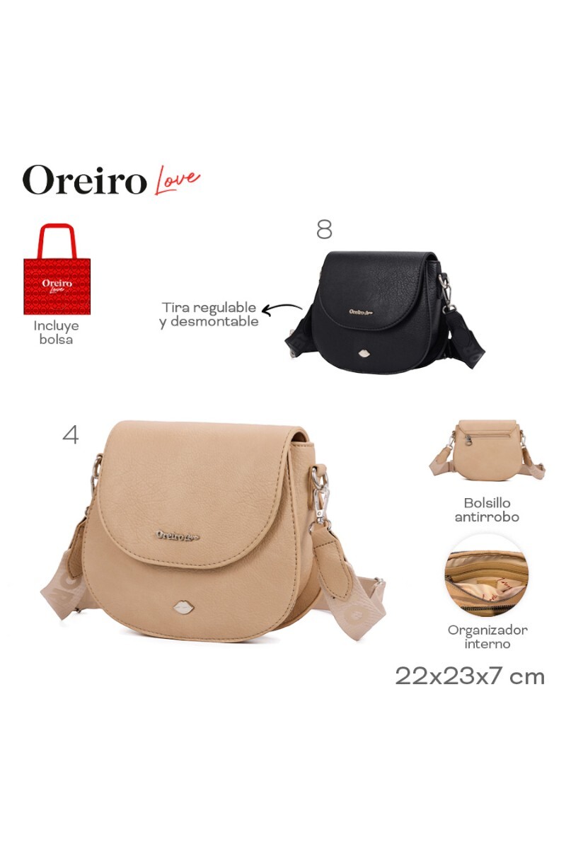 Cartera Las Oreiro Beige