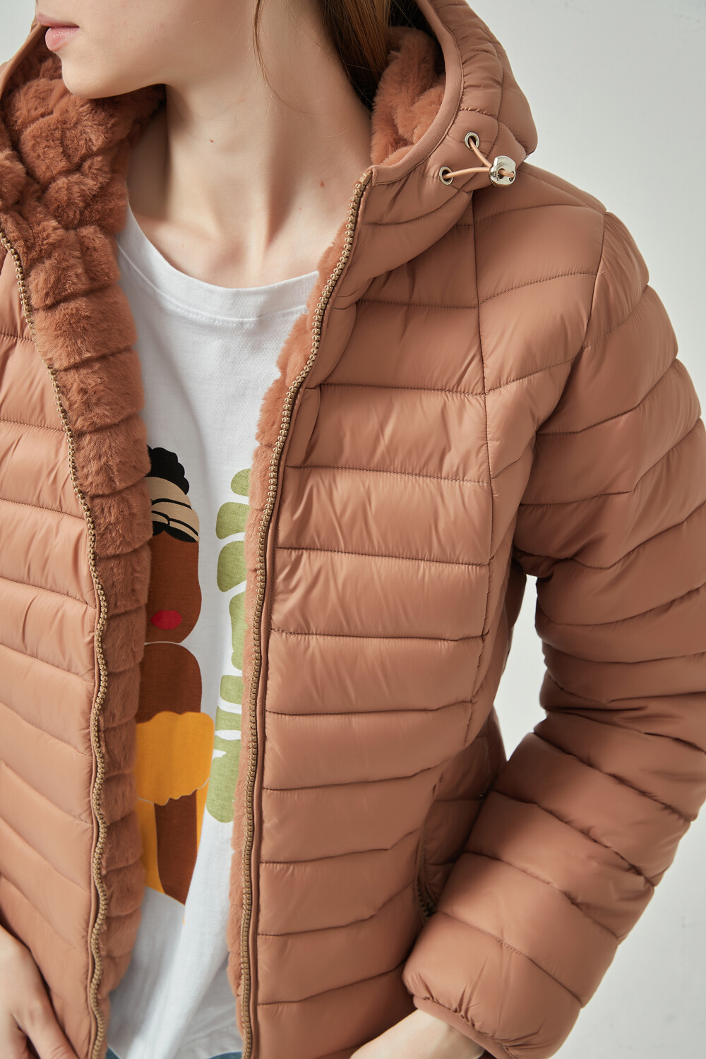 Campera Talicada Taupe / Mink / Vison