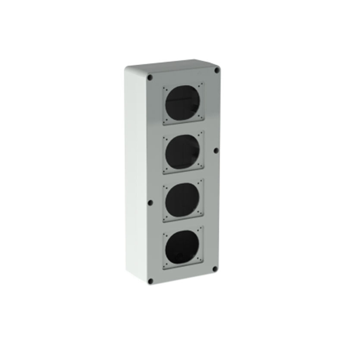 Caja para alojar 4 tomas industrilaes 17x44cm IP65 - CO7318 