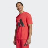 Remera Adidas Essentials Logo Rojo