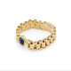 Anillo Panther fino con zafiro central Anillo Panther fino con zafiro central