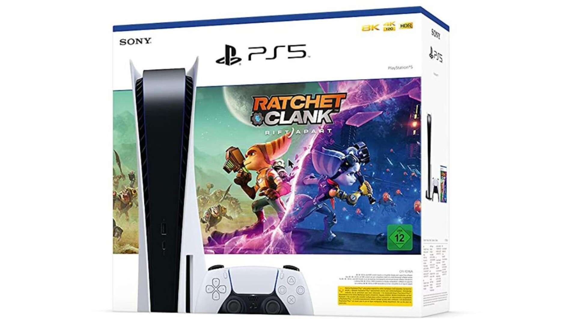 Consola Playstation 5 c/lectora RATCHET AND CLANK 