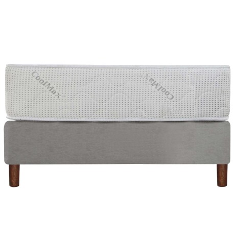 SOMMIER 1 PLAZA RESORTES POCKET DENSIDAD CRYSTAL